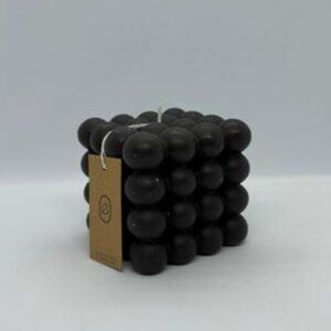 Bougies Cube Bubble Noir